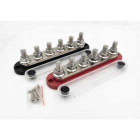 Busbar-szyna zbiralna ME 300A 48V bakreni set 2 kos.