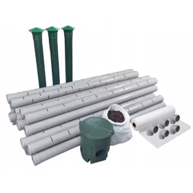   Infiltracijski drenažni sistem za čistilne naprave 48 m stran od čistilne naprave Puzzolana