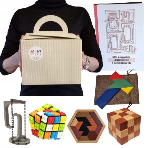 LOGIČNA ŠKATLA - Darilni komplet Lego 3D ugank