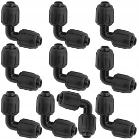 Koleno za zalivanje vrta z zavitim spojem 16x16 mm