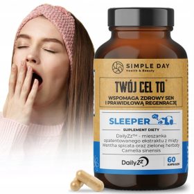   SLEEPER: Naravna rešitev za boljši spanec z melatoninom in tryptofanom