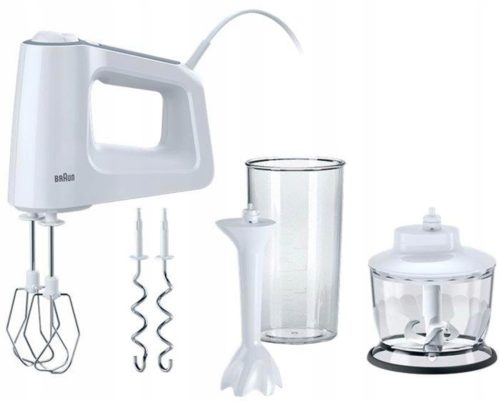  Braun MultiMix 3 HM 3135 500 W ročni mešalnik bel