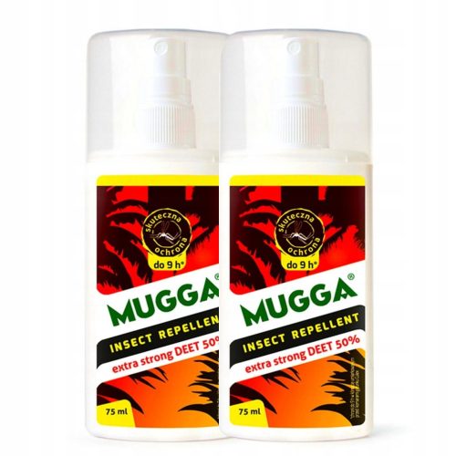 Aerosol proti komarjem in klopom 75ml 50% DEET Mugga