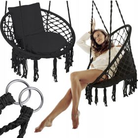   Fotel za vrt s podlogo za sprostitev eHokery Togo s poduszkami