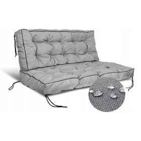   Vodoodporne vrtno blazino z visokim robom 120 x 80 x 40 cm za paleto klopi