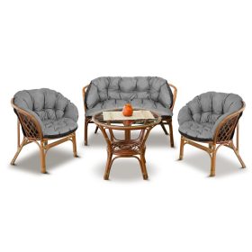 Vrtna blazina za komplet pohištva iz ratana