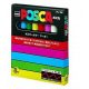 Markerji Posca za ustvarjalno risanje - Set 8 osnovnih barv PC-3M