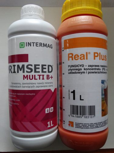 Zaščitno sredstvo za semena REAL PLUS in mineralno gnojilo PRIMSEED MULTI B+