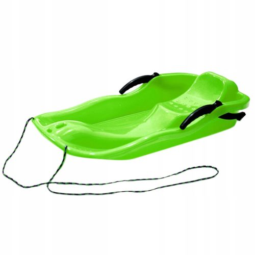 Durable Snowboard Sled with Adjustable Steering and Brakes for Green