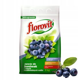 Večkomponentno gnojilo Florovit za borovnice 3 kg 3 l