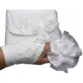   Obhajilni komplet za prvo obhajilo. Rokavice, kapalna vrečka, Komplet Alba