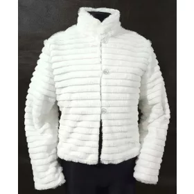 Futrovana jakna za prvo obhajilo, poliester, vel.164