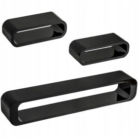 Pisane police TecTake MDF 95 x 16 cm črna