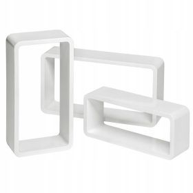 3 kockaste stenske police Leonie