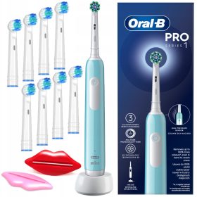    Oral-B Pro Series 1 vrtljiva električna zobna ščetka z modrimi konicami