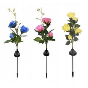  Solarna svetilka Solar Roses, 65 cm, 3 kosi.