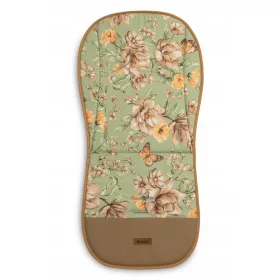    VLOŽEK ZA ŽAMETNI VOZIČEK, OSPOR ZA NOGE BOMBAŽ, ZELENI KVADRAT Sensillo