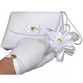 Komunijne rokavice in vrečka s kapico za kapljanje