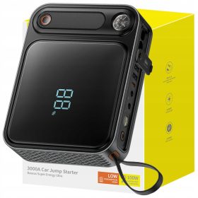   BASEUS SUPER ENERGY ULTRA POWERBANK JUMPSTARTER ZA AVTO 3000A ČRN
