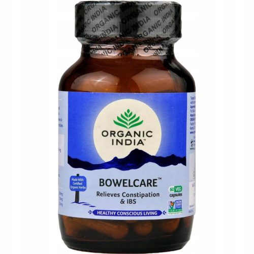 Kapsule Bowelcare ORGANIC INDIA - Naravna Pomoč za Prebavila
