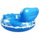 Inflatable snow tube with cute snow rider snow racing