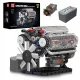 Mold King Technic (V8) Osemvaljni bencinski motor Gradniki Igrače