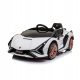 Baterijski Lamborghini SIAN za otroke Bel + Daljinec + EVA + Free Start