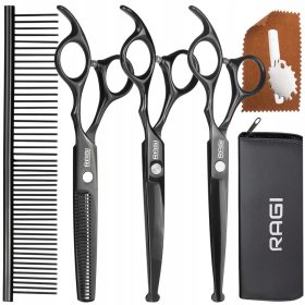   NOŽICE ZA STRIŽENJE PSA PROFESIONALNI KOMPLET ZA STRIŽENJE 3X NOŽICE