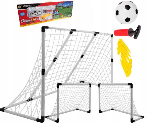 OTROŠKI NOGOMETNI GOL 2V1 Z ŽOGO IN NAPIHALNIKOM