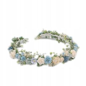 Nežno modri naglavni venec hostije, modra hostija