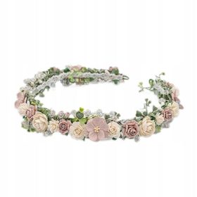 Nežen venček za hostije, umazano roza