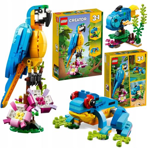 LEGO Stvaritelj 3 v 1 31136 Eksotična papiga 3 v 1
