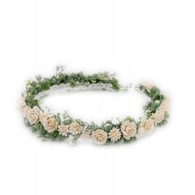 Nežni cvetlični venček za obhajilo, venček za obhajilo