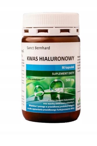 Hialuronska kislina 500 mg in vitamin C - Podpora za kožo in sklepe