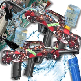   PUŠKA VODNA PIŠTOLA NA ELEKTRIČNI POGON ZA OTROKE - AUG AKU