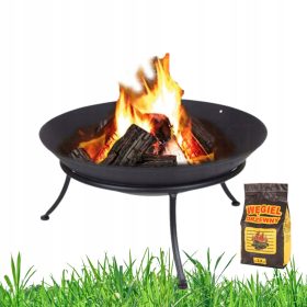  VELIKI ŽAR ZA VRTNO KURIŠČE LITI ŽELEZ STATIV 47CM