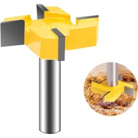   Rezalnik za les T-oblike 8 mm Karbid | Najvišja kakovost: Rezalnik iz trdega kovinskega materiala, izdelan iz masivnega kaljenega jekla, s preciznim rezanjem zmanjšuje nabiranje ostankov in ostružkov.