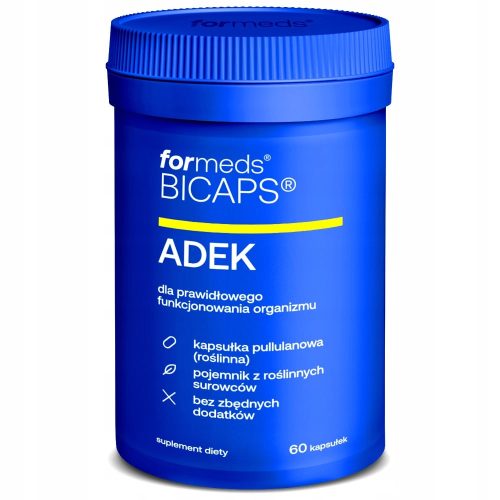 Formeds BICAPS ADEK - 60 kapsul za krepitev kosti, imunskega sistema in mišic