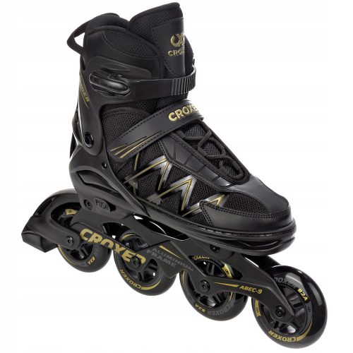 Role Croxer Glider Zlato 39-42 Abec-9 Alu nastavljive drsalke