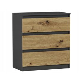 Komoda Mobene Modern Antracit Mat 70 x 40 x 76 cm