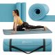Fitnes podloga za vadbo Hop-Sport 190 cm x 60 cm modra