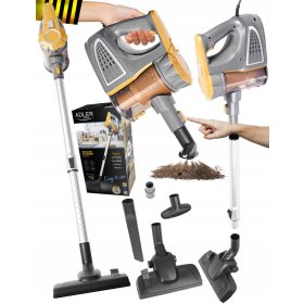 Vertikalni sesalnik Adler VERTICAL srebrno/siv