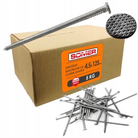   Gradbeni žeblji črne barve 125 mm 5 kg 4,5x125 5" Poljska proizvodnja