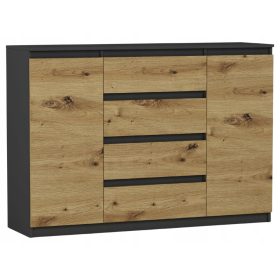 Moderna Komoda za Sodoben Dom 140 x 40 x 98 cm Antracit Mat