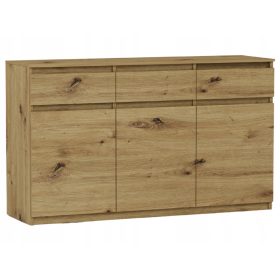  Moderna Komoda z Linije Modern S-3 ARTISAN 120 x 40 x 98 cm Hrast