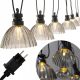 Girlanda VRTNE SVETILKE LED LUČI ZA VRT NA TERASI 4,5 M 10 LED LOFT