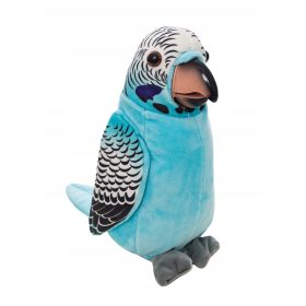 Interaktivna govoreča plišasta papiga ARA NIEBIESKA
