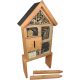 Domek za žuželke XXXXL VELIKI H=85cm MEŠANA BARVA lesen hišica za metulje čebele