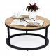 ModernHome 1955 industrijska klub mizica, premer 60 cm