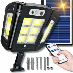 Lampa Solarna z Czujnikiem Ruchu 136 LED, Pilotem, IP67